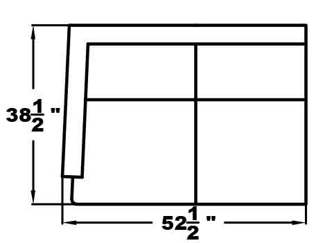 LEFT ARM LOVESEAT