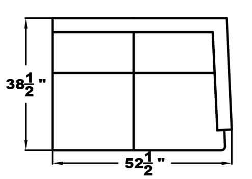 RIGHT ARM LOVESEAT