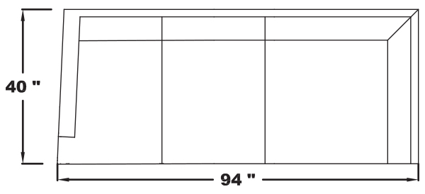 LEFT ARM CORNER SOFA