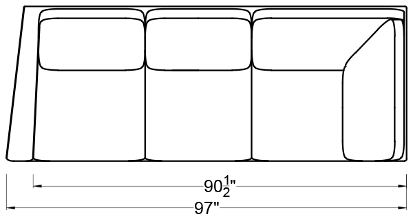 LEFT ARM CORNER SOFA