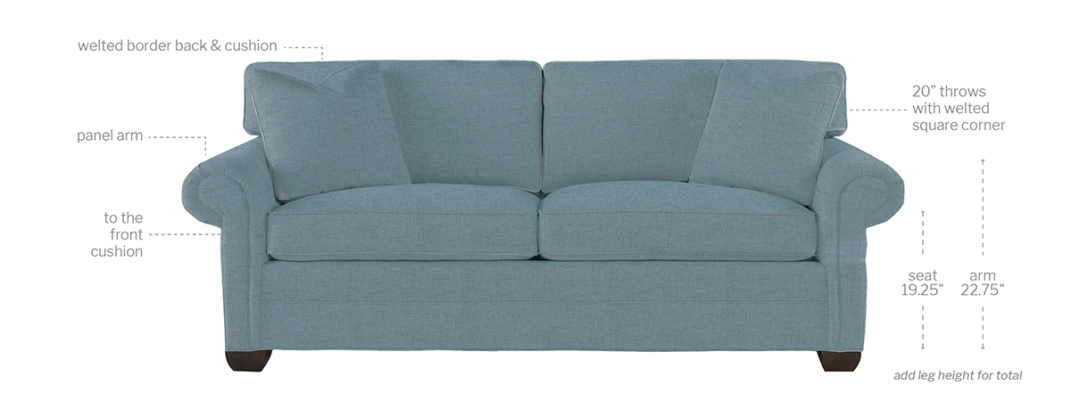 Main Street 601 Sofa Series Vanguard Furniture