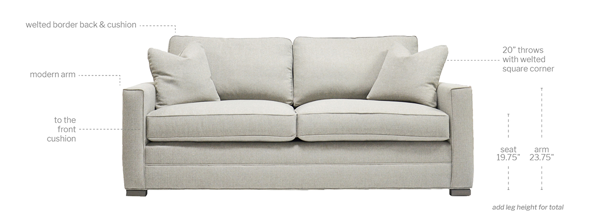 Summerton 610 Sofa Series Vanguard Furniture