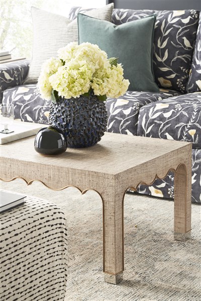 Raffia deals coffee table