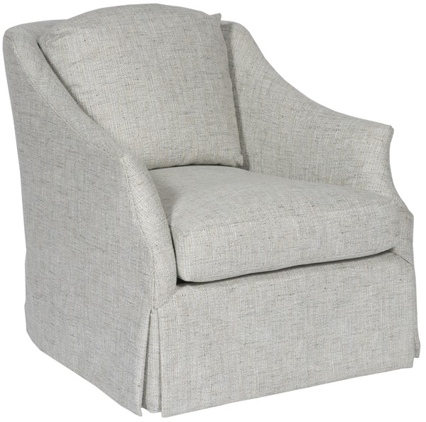 Fiora Waterfall Skirt Swivel Chair V955w Sw Our S Vanguard Furniture Fiora Waterfall Skirt Swivel Chair, Lee Industries Lotus Swivel Chair