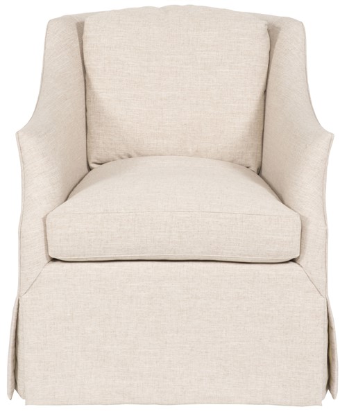 skirted swivel chair